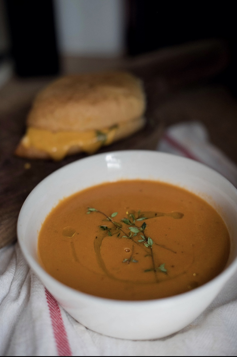 Supă cremă de&nbsp;roșii