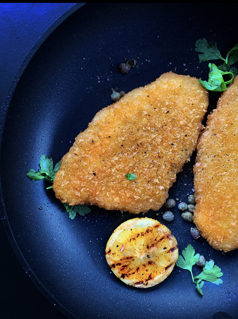 Fâșii de pui cu aluat din făină tempura