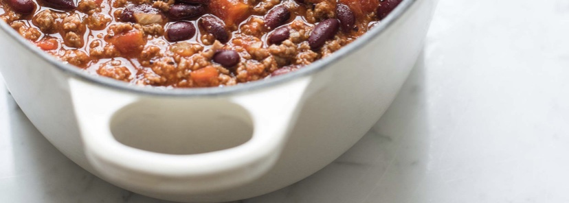 Chilli con carne sau Fasole roșie cu carne&nbsp;tocată